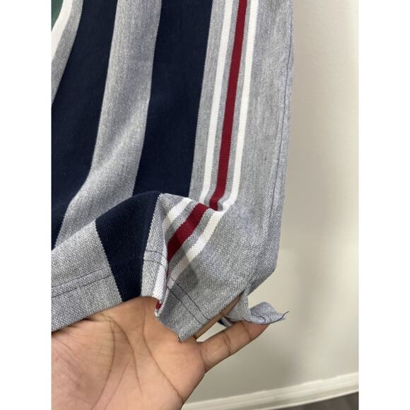 Vtg 90s Preppy Old Money Rugby Equestrian Striped Polo XL Y2K Classic Hip Hop - Picture 7 of 12